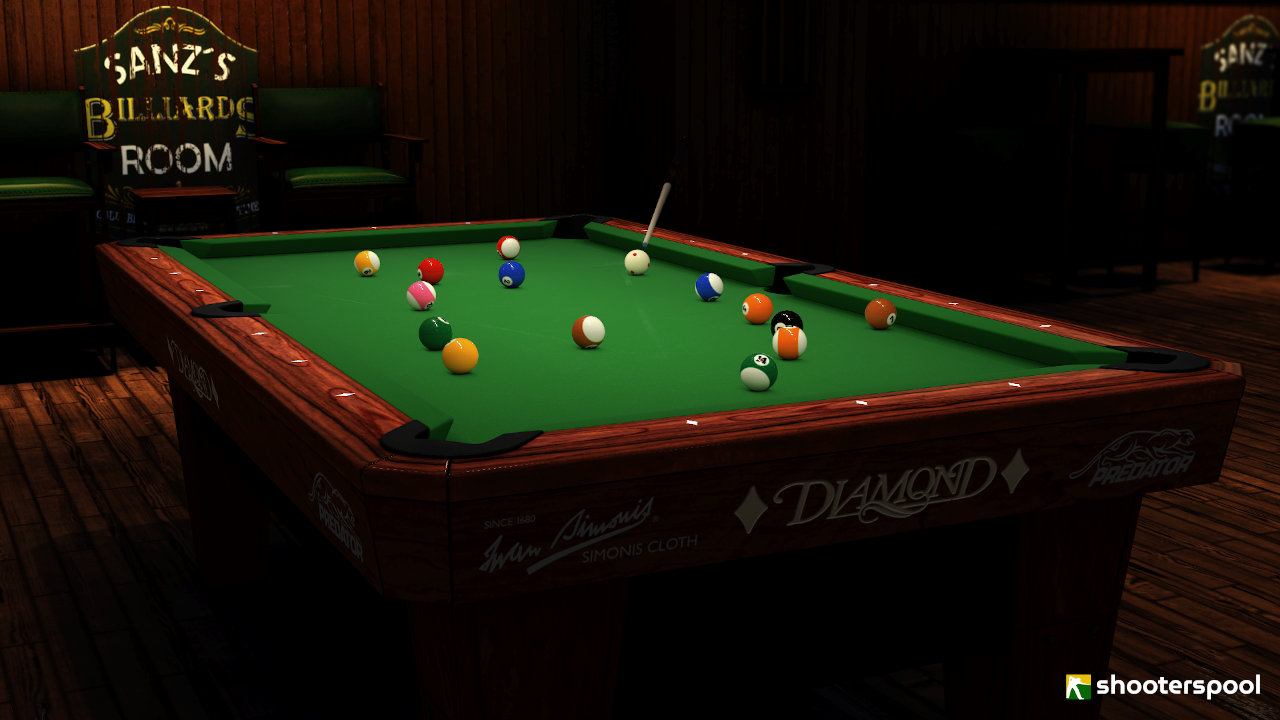 Shooterspool Billiards Simulation