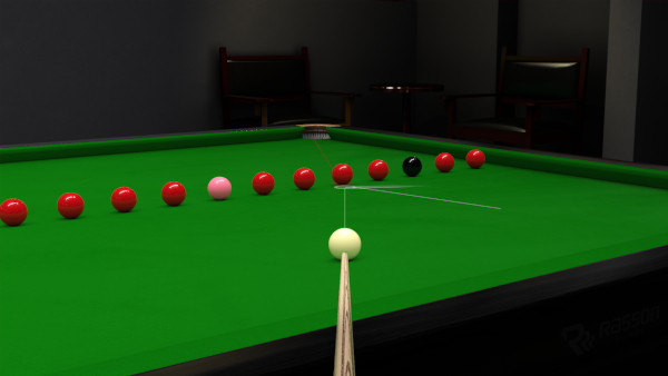 Snooker Training Line Up Drill